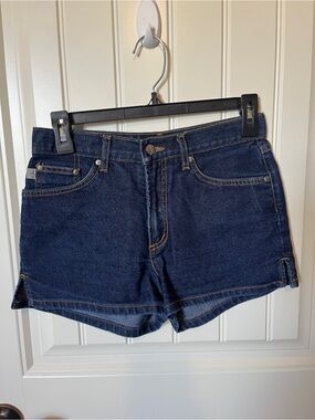 Baby Phat Dark Blue Denim Jean Shorts